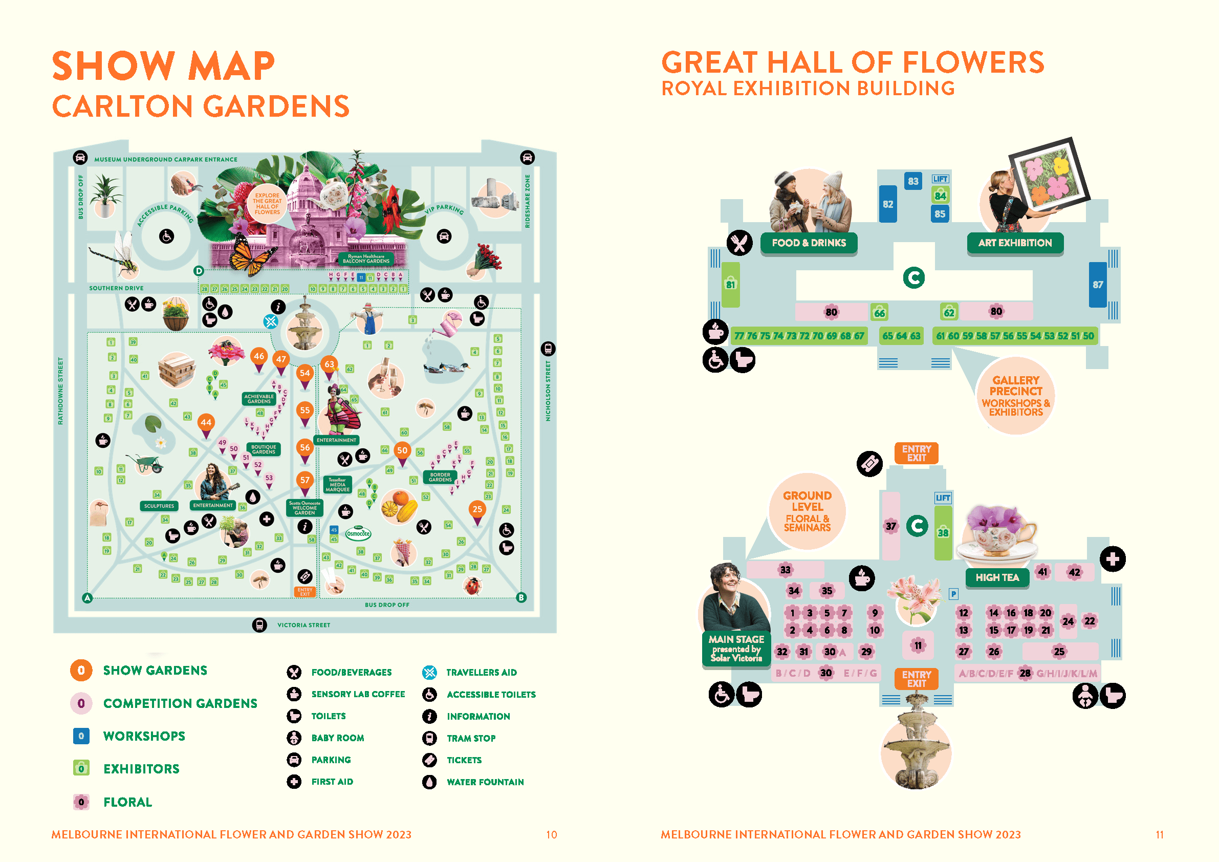 Show Map - Melbourne International Flower & Garden Show